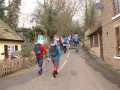 20th March 2005 - Wenlock Edge - Start of Walk and Lane to Corfton Bache