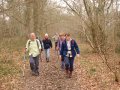 20th March 2005 - Wenlock Edge - Walkers in Wolverton Wood