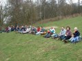 20th March 2005 - Walk 614 - Wenlock Edge - 'B' Group Lunch below Topley Wood