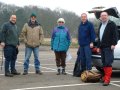 7th March 2005 - Woburn Park - Ken Steve Liz Laz & Derek in Rose & Crown Car Park Ridgmont at Start of Walk