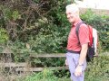 28th September 2006 - Warwickshire Ramble - John at Old Unused Stile near Glebe Farm