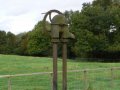 28th September 2006 - Warwickshire Ramble - John at Old Unused Stile near Glebe Farm