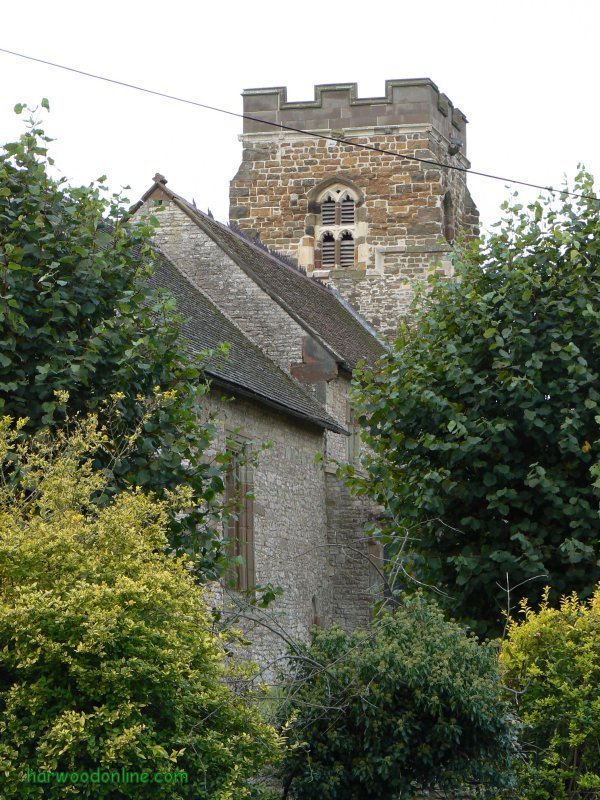 28th September 2007 - Warwickshire Ramble - Ufton Village Church from Car Park (Click Here to Return to Walk Description No. 704)