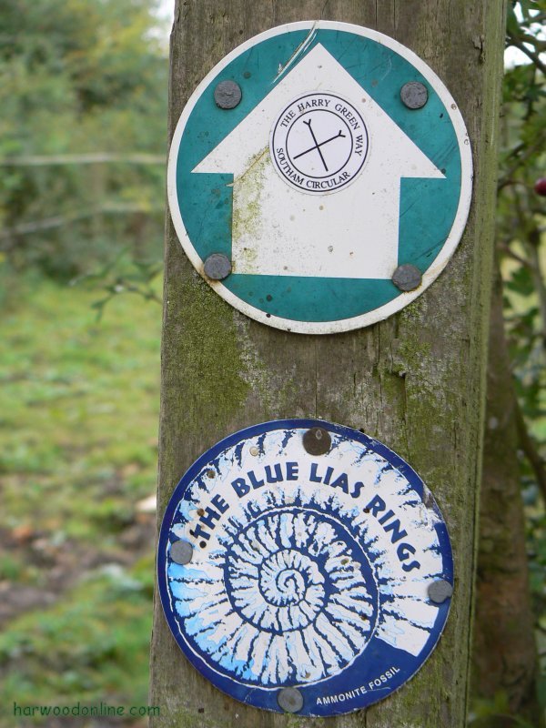 28th September 2007 - Warwickshire Ramble - Southam Circular Walks Signs near Bascote Heath Lane (Click Here to Return to Walk Description No. 704)