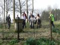 18th March 2009 - BT Group Walk - Faxton Ancient Village Church Font