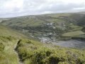 1 July 02 SW Path - Crackington from Pencannow Pointh